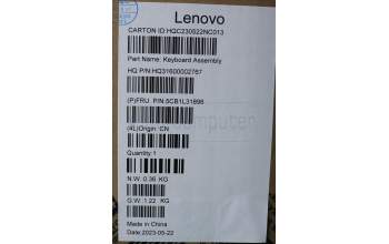 Lenovo 5CB1L31896 Tastatur inkl. Topcase ASM_FRA H 82YN NFP STGY