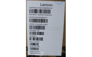 Lenovo 5CB1L31922 Tastatur inkl. Topcase ASM_ENG H 82YN FP ARGY