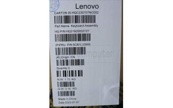 Lenovo 5CB1L32685 Tastatur inkl. Topcase ASM_CZE/SLK H82YNFPARGY