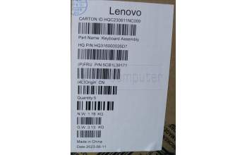 Lenovo 5CB1L39171 Tastatur inkl. Topcase spanisch H 82YN NFP ARGY