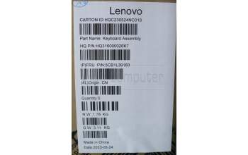Lenovo 5CB1L39183 Tastatur inkl. Topcase ASM_EURO ENG H82YNNFPAG