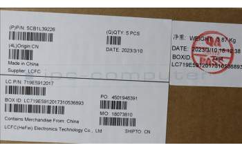 Lenovo 5CB1L39226 Tastatur inkl. TopcaseASM_CZE/SLKL82WRRGBWTWOL