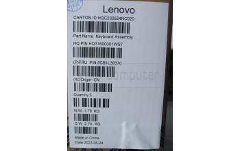 Lenovo 5CB1L39370 Tastatur inkl. Topcase ASM_BEL H 82Y7 STGYNPS