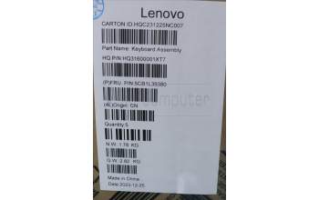 Lenovo 5CB1L39380 Tastatur inkl. Topcase ASM_BUL H 82Y7 STGYPS