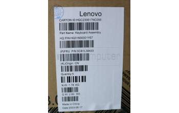 Lenovo 5CB1L39433 Tastatur inkl. Topcase ASM_ITA H 82Y7 STGYPS