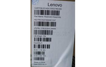 Lenovo 5CB1L39449 Tastatur inkl. Topcase ASM_NORDIC H 82Y7SGPS