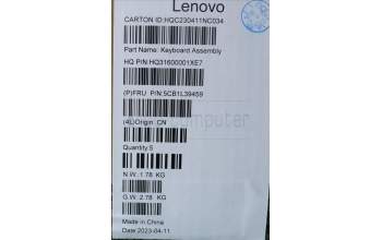 Lenovo 5CB1L39459 Tastatur inkl. Topcase ASM_SLV H 82Y7STGYNPS