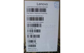 Lenovo 5CB1L39483 Tastatur inkl. Topcase ASM_UK H 82Y7STGYNPS