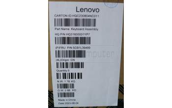Lenovo 5CB1L39499 Tastatur inkl. Topcase ASM_BEL H 82Y7 TT NPS