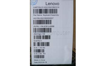 Lenovo 5CB1L40686 Tastatur inkl. Topcase ASM_ITA H 82Y7 TT PS