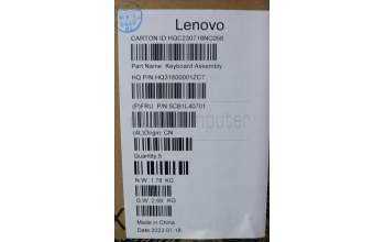 Lenovo 5CB1L40701 Tastatur inkl. Topcase spanisch H 82Y7 TT NPS