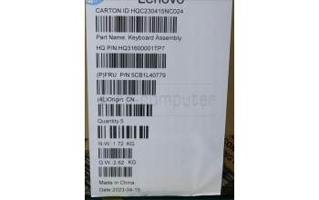 Lenovo 5CB1L40779 Tastatur inkl. Topcase ASM_SLV H 82YL FP STGY