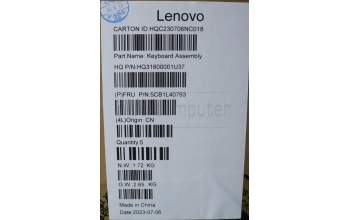 Lenovo 5CB1L40793 Tastatur inkl. Topcase ASM_FRA H 82YL FP STGY