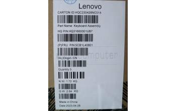 Lenovo 5CB1L40801 Tastatur inkl. Topcase ASM_ITA H 82YL NFP STGY