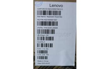 Lenovo 5CB1L40838 Tastatur inkl. Topcase ASM_EUROENGH82YLNFPSTGY