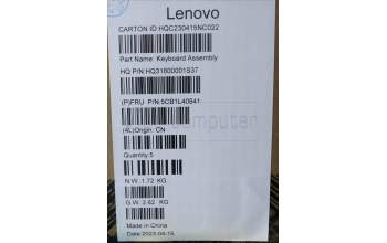 Lenovo 5CB1L40841 Tastatur inkl. Topcase ASM_BUL H 82YL NFP STGY