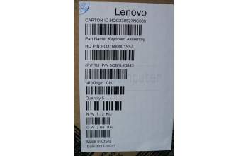 Lenovo 5CB1L40843 Tastatur inkl. Topcase ASM_BEL H 82YL NFP STGY