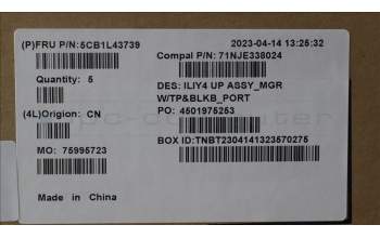 Lenovo 5CB1L43739 Tastatur inkl. TopcaseASM_POR C21JG MG BL