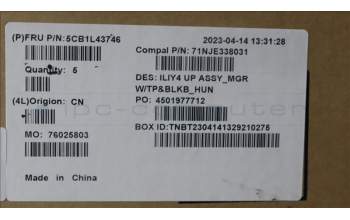 Lenovo 5CB1L43746 Tastatur inkl. TopcaseASM_HUN C21JG MG BL