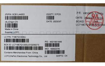 Lenovo 5CB1L44953 Tastatur inkl. Topcase ASM_ARA L83AQ A/G