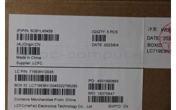 Lenovo 5CB1L45459 Tastatur inkl. Topcase deutsch L82X7 AB BL