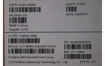 Lenovo 5CB1L45463 Tastatur inkl. Topcase ASM_HUN L82X7 AB BL