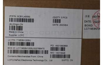 Lenovo 5CB1L45550 Tastatur inkl. Topcase ASM_NORDIC L82X7 AB NBL