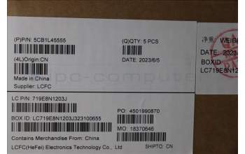 Lenovo 5CB1L45555 Tastatur inkl. Topcase ASM_EURO ENG L82X7ABNBL