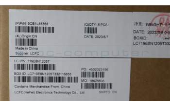 Lenovo 5CB1L45568 Tastatur inkl. Topcase ASM_EURO ENGL82X7ABFPBL