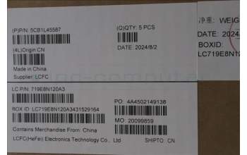 Lenovo 5CB1L45587 Tastatur inkl. Topcase schweiz L82X7 ABFP BL