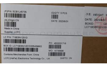 Lenovo 5CB1L45735 Tastatur inkl. Topcase ASM_SLV L82X7 AG BL