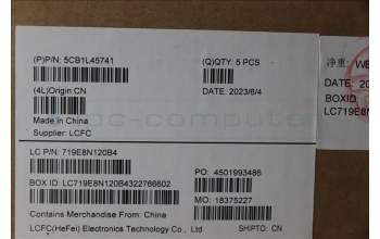 Lenovo 5CB1L45741 Tastatur inkl. Topcase ASM_UK L82X7 AG BL