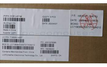 Lenovo 5CB1L45744 Tastatur inkl. Topcase ASM_ENG L82X7 AG NBL