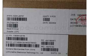 Lenovo 5CB1L45757 Tastatur inkl. Topcase deutsch L82X7 AG NBL