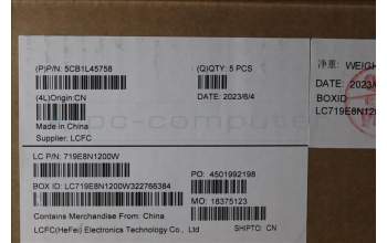 Lenovo 5CB1L45758 Tastatur inkl. Topcase ASM_ARA L82X7 AG NBL