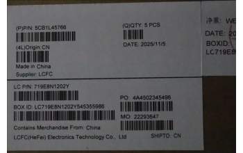 Lenovo 5CB1L45766 Tastatur inkl. Topcase ASM_SLV L82X7 AG NBL