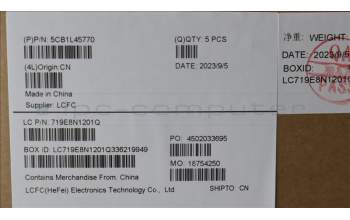 Lenovo 5CB1L45770 Tastatur inkl. Topcase ASM_BUL L82X7 AG NBL