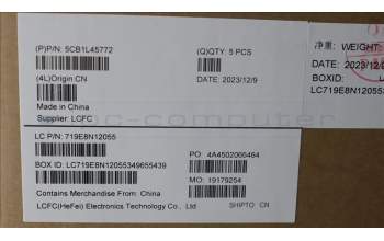 Lenovo 5CB1L45772 Tastatur inkl. Topcase französisch/arabsich L82X7 AGNBL