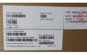 Lenovo 5CB1L45872 Tastatur inkl. Topcase ASM_BEL L82X7 AGFP BL