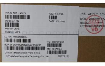 Lenovo 5CB1L45878 Tastatur inkl. Topcase ASM_FRA L82X7 AGFP BL