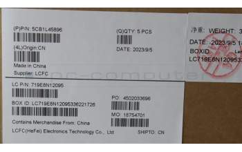 Lenovo 5CB1L45896 Tastatur inkl. Topcase schweiz L82X7 AGFP BL