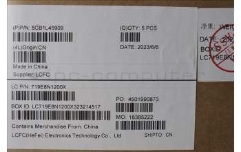 Lenovo 5CB1L45909 Tastatur inkl. Topcase ASM_POR L82X7 AGFP NBL