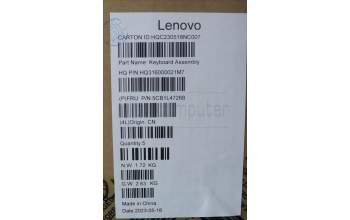 Lenovo 5CB1L47268 Tastatur inkl. Topcase ASM_NORDIC H82YMFPSTGY