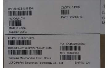 Lenovo 5CB1L48354 Tastatur inkl. Topcase ASM_EURO ENGL82X6FPABBL