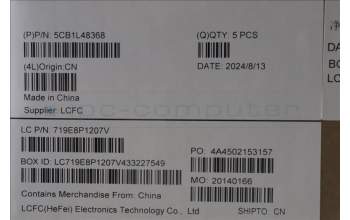 Lenovo 5CB1L48368 Tastatur inkl. Topcase ASM_NORDIC L82X6 FPABBL