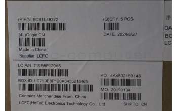 Lenovo 5CB1L48372 Tastatur inkl. Topcase spanisch L82X6 FP AB BL