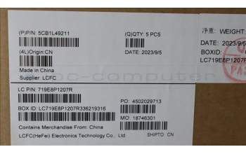 Lenovo 5CB1L49211 Tastatur inkl. Topcase ASM_BEL L82X6 FP AG BL