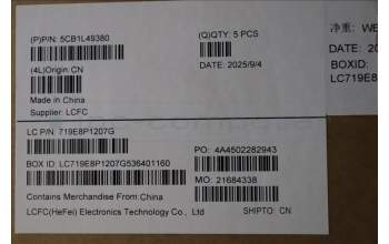 Lenovo 5CB1L49380 Tastatur inkl. Topcase ASM_FRA L82X6 NFP ABNBL