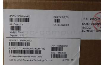 Lenovo 5CB1L49423 Tastatur inkl. Topcase spanisch L82X6 NFP AG BL