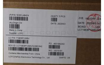 Lenovo 5CB1L49424 Tastatur inkl. Topcase schweiz L82X6 NFP AG BL